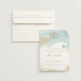"My tenderness" - Wedding Invitations in Topaz by Helen Halik - Invitation with Envelope