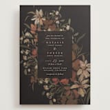 "Fall Garden Bouquet" - Wedding Invitations in Rust by Grace Kreinbrink - Front