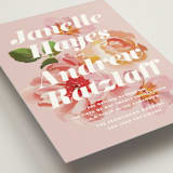 "July Garden" - Wedding Invitations in Petal by Olivia Kanaley Inman - Detail