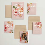 "July Garden" - Wedding Invitations in Petal by Olivia Kanaley Inman - Invitation Suite