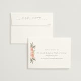 "Peony Wreath" - Wedding Invitations in Peach by Joanna Griffin - FREE Recipient Addressing