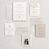 "City Center" - Wedding Invitations in Cotton by Erin L. Wilson - Invitation Suite