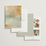 "We Walk Together" - Wedding Invitations in Evergreen by Petra Kern - Back of Card Options