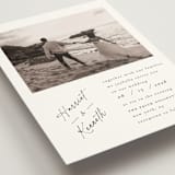 "Scripted Elegance" - Wedding Invitations in Linen by Ana de Sousa - Detail