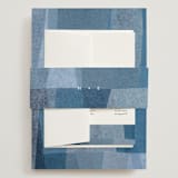"denim patchwork" - Wedding Invitations in Seaside by Carrie Moradi - Assembled with Belly Band