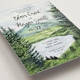 "Into the Woods" - Wedding Invitations in Forest by Elly - Detail