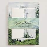 "Into the Woods" - Wedding Invitations in Forest by Elly - Assembled with Belly Band