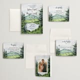 "Into the Woods" - Wedding Invitations in Forest by Elly - Invitation Suite