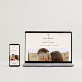 "Belle Rose" - Wedding Invitations in Buttercream by Claudia Orengo - FREE Wedding Website