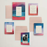 "At Dusk" - Wedding Invitations in Sunset by Sumak Studio - Invitation Suite