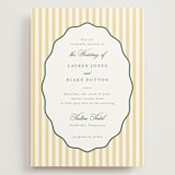 "Curved Frame" - Wedding Invitations in Citrine by Emily Betts - Front