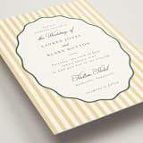 "Curved Frame" - Wedding Invitations in Citrine by Emily Betts - Detail