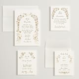 "spring draped garland" - Wedding Invitations in Dusty Rose by Phrosné Barwood - Invitation Suite
