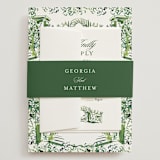 "gates and pillars" - Wedding Invitations in Sap by Becky Nimoy - Assembled with Belly Band