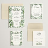 "gates and pillars" - Wedding Invitations in Sap by Becky Nimoy - Invitation Suite