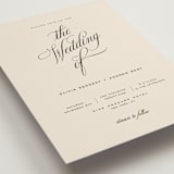 "Modern Romance" - Wedding Invitations in Almond by Eric Clegg - Detail