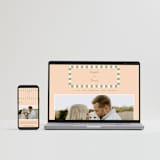 "Boardwalk" - Wedding Invitations in Peach by Baumbirdy - FREE Wedding Website