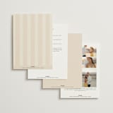 "Ambrosial" - Wedding Invitations in Butter by Pixel and Hank - Back of Card Options