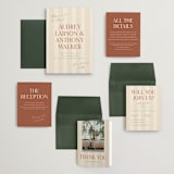 "Ambrosial" - Wedding Invitations in Butter by Pixel and Hank - Invitation Suite