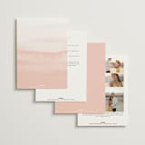 "Elance" - Wedding Invitations in Onyx by Eric Clegg - Back of Card Options