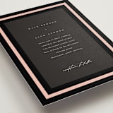 "Elance" - Wedding Invitations in Onyx by Eric Clegg - Detail