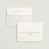 "Elance" - Wedding Invitations in Onyx by Eric Clegg - FREE Recipient Addressing