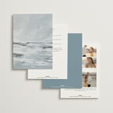 "Water's Edge" - Wedding Invitations in Cloud by Nicoletta Savod - Back of Card Options