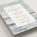 "Water's Edge" - Wedding Invitations in Cloud by Nicoletta Savod - Detail