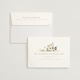 "Swept Away" - Wedding Invitations in Petal by Leah Bisch - FREE Recipient Addressing