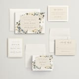 "Swept Away" - Wedding Invitations in Petal by Leah Bisch - Invitation Suite