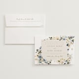 "Swept Away" - Wedding Invitations in Petal by Leah Bisch - Invitation with Envelope