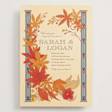 "Fall in Love" - Wedding Invitations in Autumn by Morgan Ramberg - Front