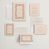 "prairie patchwork quilt" - Wedding Invitations in Autumn by Jessica Yeo - Invitation Suite