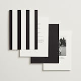 "Wedding Editorial" - Wedding Invitations in Tuxedo by Ana de Sousa - Back of Card Options