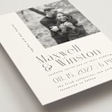 "Wedding Editorial" - Wedding Invitations in Tuxedo by Ana de Sousa - Detail