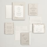 "Etched Frame" - Wedding Invitations in Eggshell by Robert and Stella - Invitation Suite
