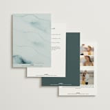 "Ocean Vibes" - Wedding Invitations in Sky by Marina Onoprienko - Back of Card Options
