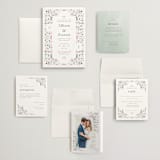 "Delicate Garden" - Wedding Invitations in Wildflower by Ashley DeMeyere - Invitation Suite