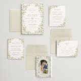 "Avery" - Wedding Invitations in Lemongrass by Jennifer Wick - Invitation Suite