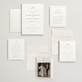 "Sketch" - Wedding Invitations in Cloud by Sara Hicks Malone - Invitation Suite