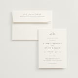 "Sketch" - Wedding Invitations in Cloud by Sara Hicks Malone - Invitation with Envelope