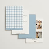 "Bow Frame" - Wedding Invitations in Lagoon by Leah Bisch - Back of Card Options