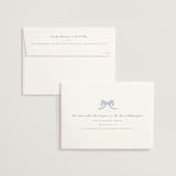 "Bow Frame" - Wedding Invitations in Lagoon by Leah Bisch - FREE Recipient Addressing
