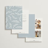 "Delicate" - Wedding Invitations in Obsidian by Jennifer Postorino - Back of Card Options