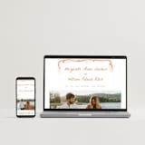 "Giardino" - Wedding Invitations in Flame by Pati Cascino - FREE Wedding Website