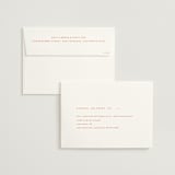 "Alaia" - Wedding Invitations in Verona Sunset by Blustery August - FREE Recipient Addressing