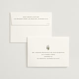 "Blockprint" - Wedding Invitations in Almond by Olivia Kanaley Inman - FREE Recipient Addressing