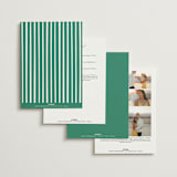 "Palm Tree Crest" - Wedding Invitations in Palm by Erika Firm - Back of Card Options