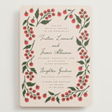 "Cherry Tomatoes" - Wedding Invitations in Tomato by Katharine Watson - Front