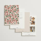 "Cherry Tomatoes" - Wedding Invitations in Tomato by Katharine Watson - Back of Card Options